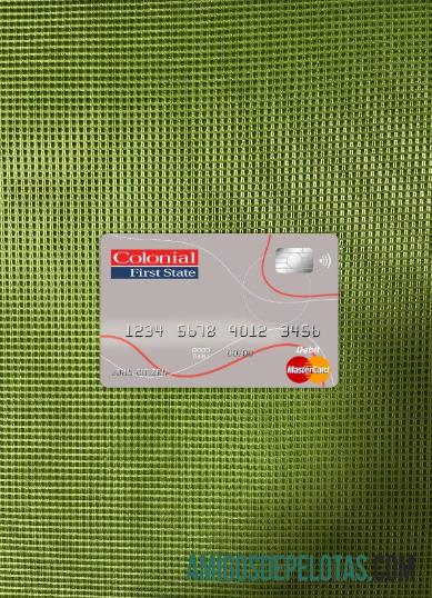 Austrália Colonial First State Bank Master Card Photolook Front amostra